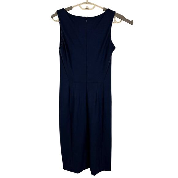 MM. Lafleur The Rachel Dress -Midnight Blue (Navy) Ponte Knit Career Corporate - Picture 5 of 11